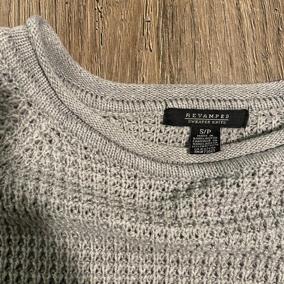 Grey Knit Sweater (Size Small) - Picture 2 of 3